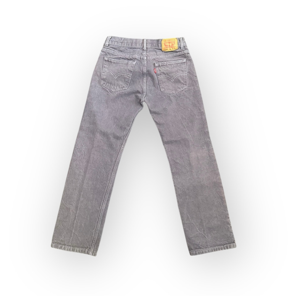 Levi’s 505 Boys Straight Leg Jeans Gray Slight Mauve Tint Sz 18Reg 29x29 - Picture 4 of 9